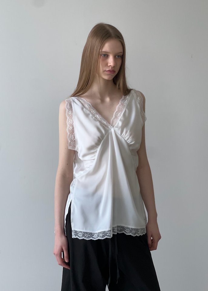 Another Avenue - Korean Women Fashion - #momslook - Muse Slip Sleeveless Top - 4