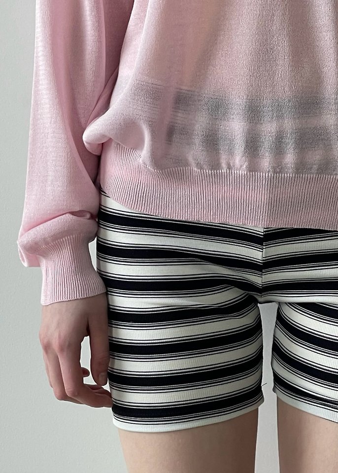 Another Avenue - Korean Women Fashion - #womensfashion - Multi Stripe Short Pants - 7