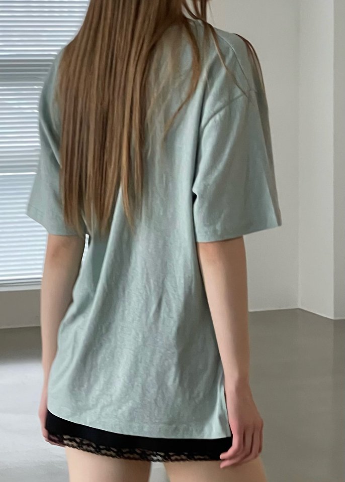 Another Avenue - Korean Women Fashion - #womensfashion - Recycled U-Neck Tee - 8