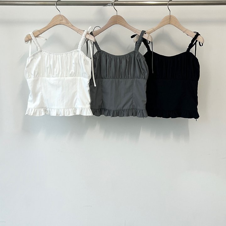 Another Avenue - Korean Women Fashion - #womensfashion - Scrunch Sleeveless Blouse