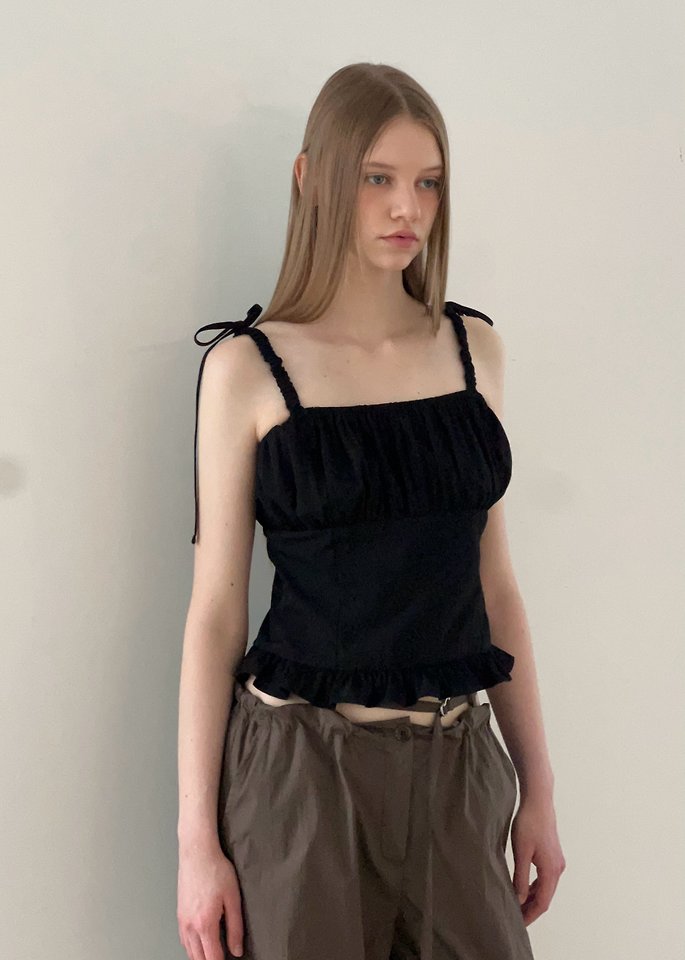 Another Avenue - Korean Women Fashion - #womensfashion - Scrunch Sleeveless Blouse - 9