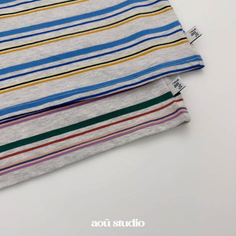Aou Studio - Korean Baby Fashion - #babyboutique - Mido Stripe Sleeveless - 7