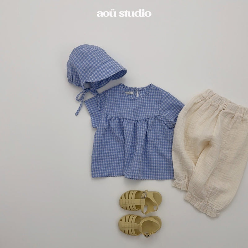 Aou Studio - Korean Baby Fashion - #babyboutiqueclothing - Amo Shirring Blouse - 11