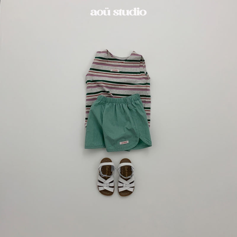 Aou Studio - Korean Baby Fashion - #babyboutiqueclothing - Mido Stripe Sleeveless - 8