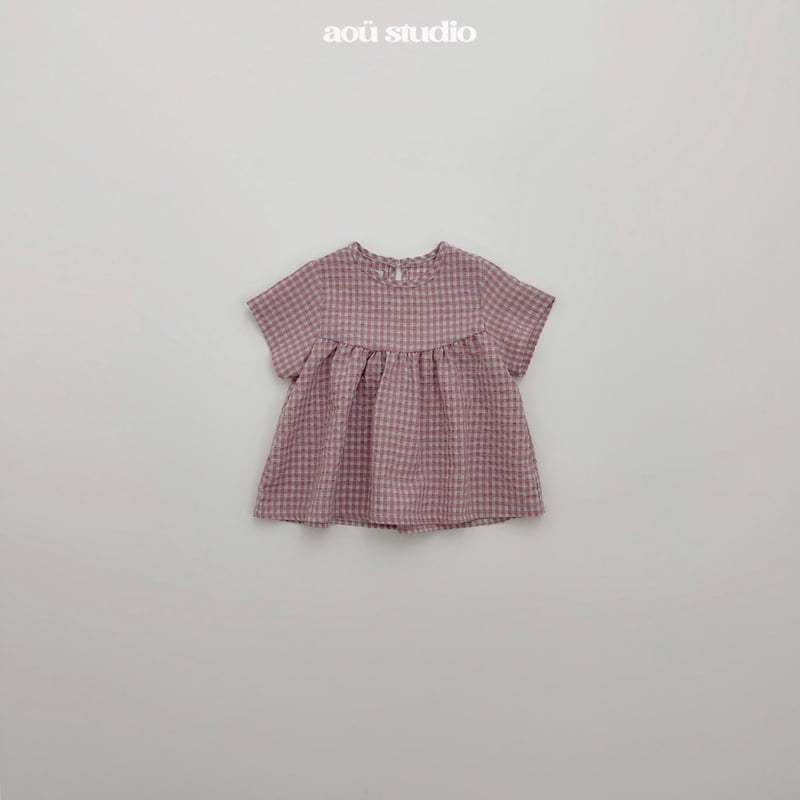 Aou Studio - Korean Baby Fashion - #babyoninstagram - Amo Shirring Blouse - 2