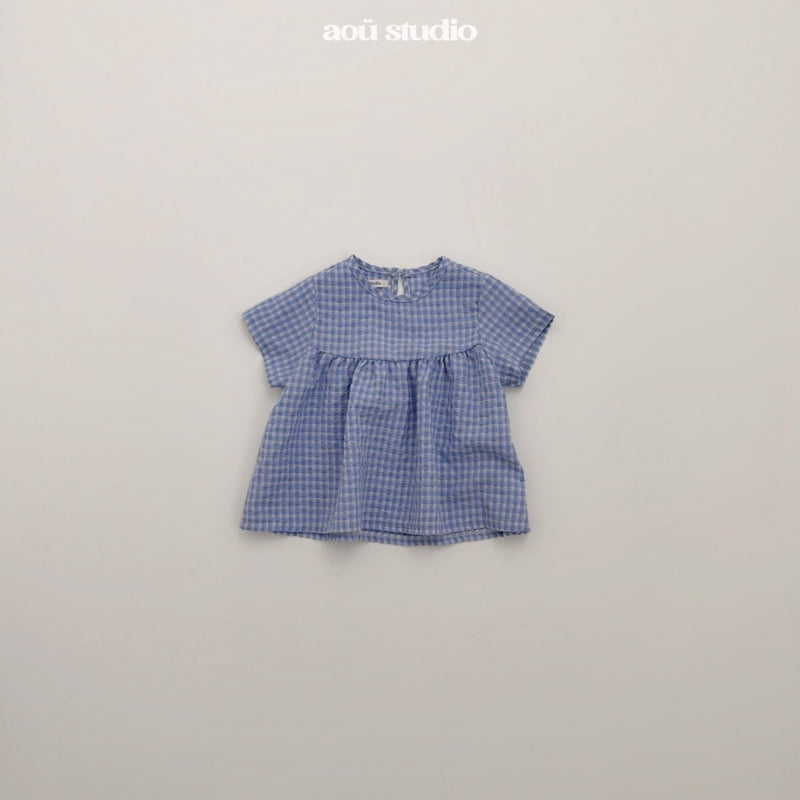 Aou Studio - Korean Baby Fashion - #babyootd - Amo Shirring Blouse - 3