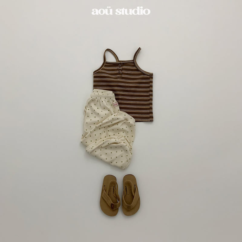 Aou Studio - Korean Baby Fashion - #babyoutfit - Koyu Stripe Set - 7