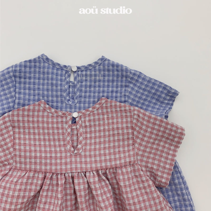 Aou Studio - Korean Baby Fashion - #babyoutfit - Amo Shirring Blouse - 5