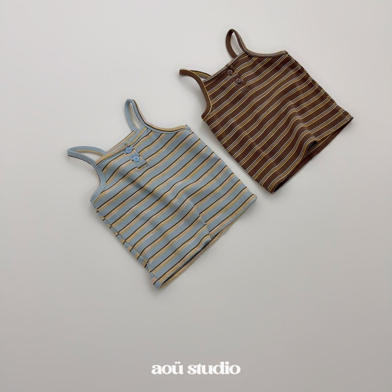 Aou Studio - Korean Baby Fashion - #babywear - Koyu Stripe Set - 9