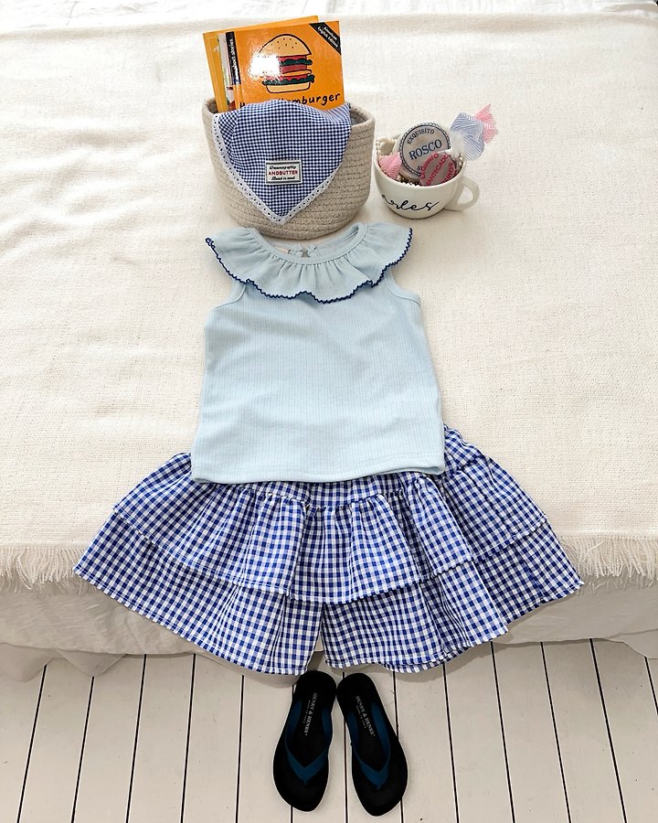 Apple Smile - Korean Children Fashion - #childofig - Pincot Sleeveless Tee - 11