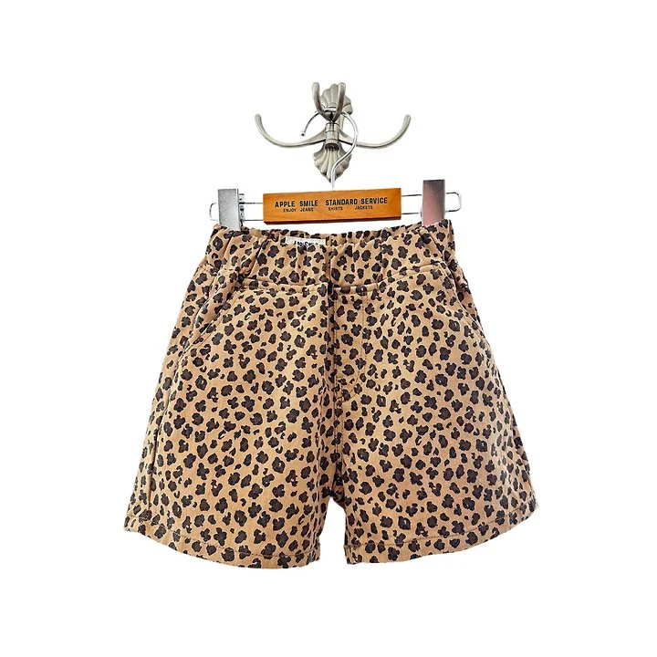 Apple Smile - Korean Children Fashion - #childrensboutique - Cheetah Pants - 8