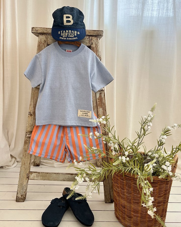 Apple Smile - Korean Children Fashion - #designkidswear - Natural Tee - 3
