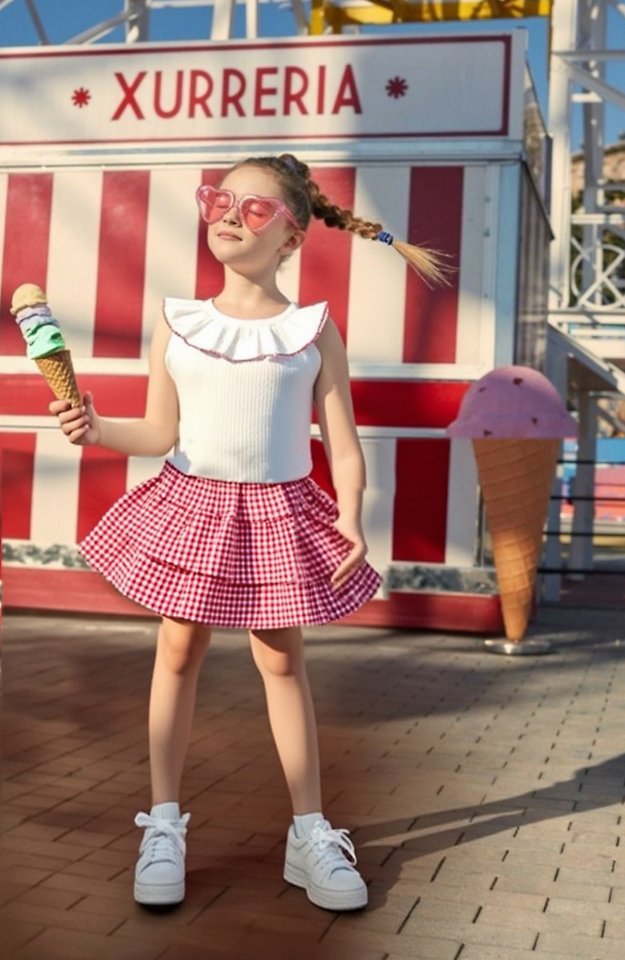 Apple Smile - Korean Children Fashion - #discoveringself - Pincot Sleeveless Tee