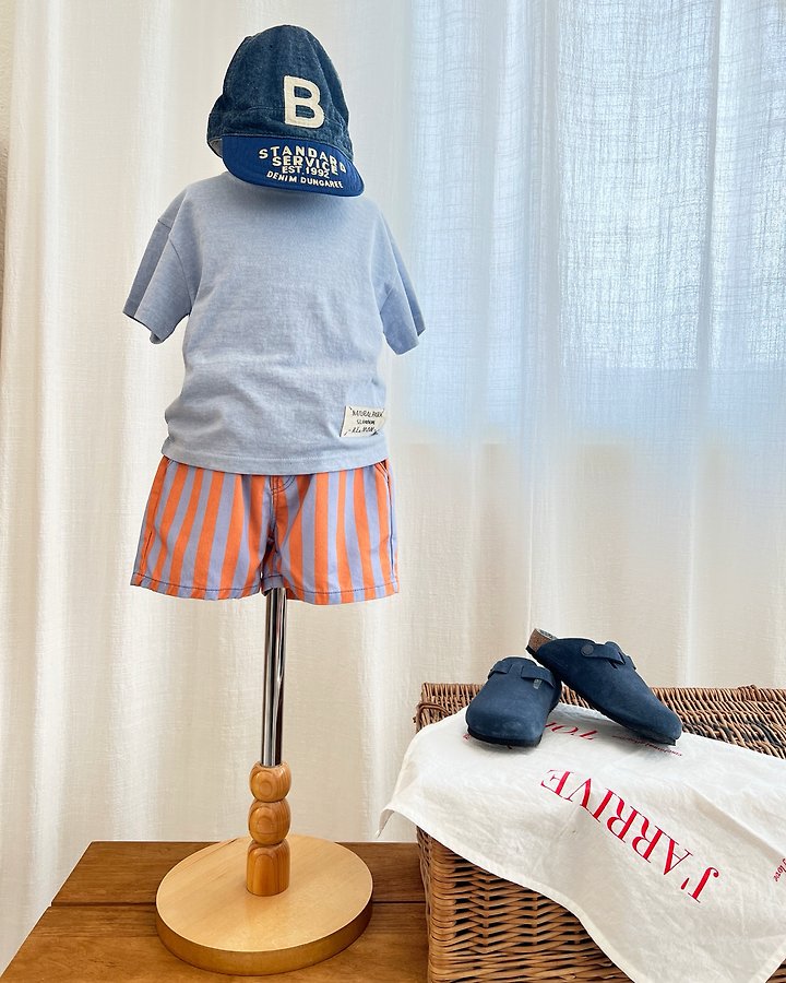 Apple Smile - Korean Children Fashion - #discoveringself - Border Stripe Pants - 11