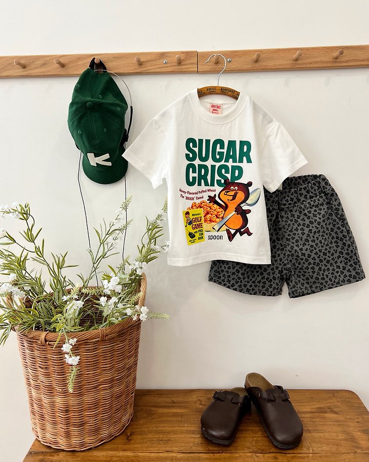 Apple Smile - Korean Children Fashion - #kidsshorts - Sugar Tee - 5
