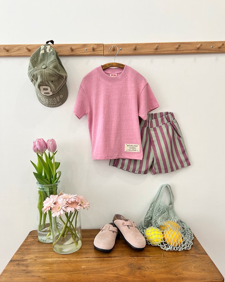 Apple Smile - Korean Children Fashion - #littlefashionista - Natural Tee - 10