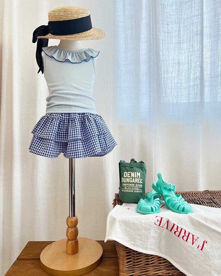 Apple Smile - Korean Children Fashion - #prettylittlegirls - Pincot Sleeveless Tee - 10