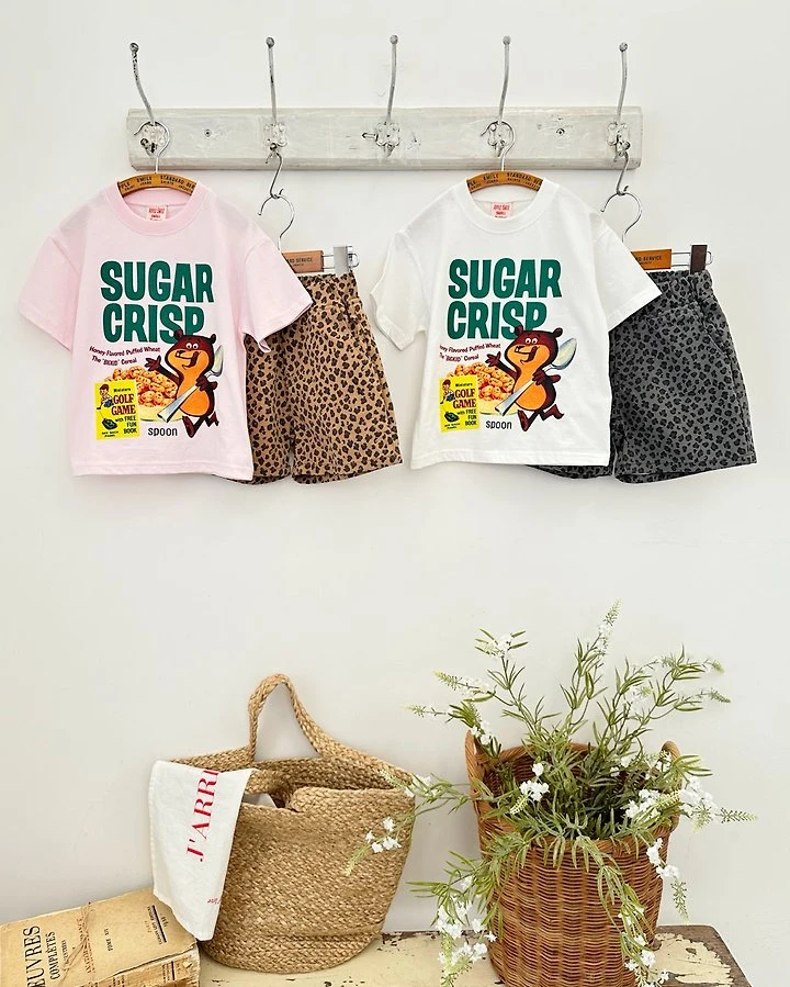Apple Smile - Korean Children Fashion - #prettylittlegirls - Cheetah Pants - 5