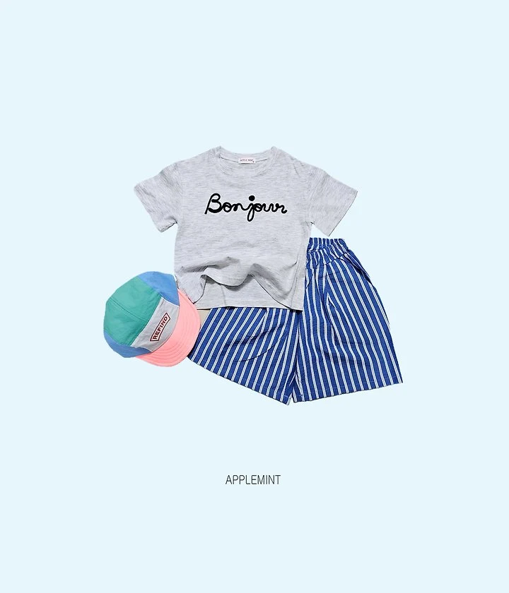 Applemint - Korean Children Fashion - #kidzfashiontrend - Stripe Pants - 4