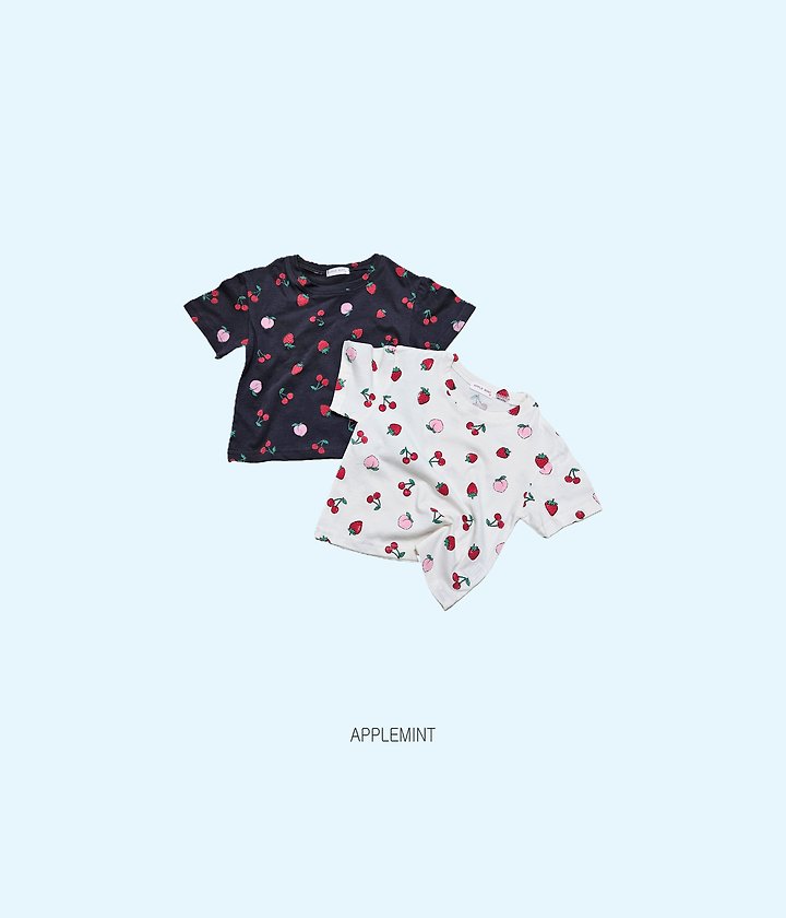 Applemint - Korean Children Fashion - #Kfashion4kids - Fresh Fruit Tee