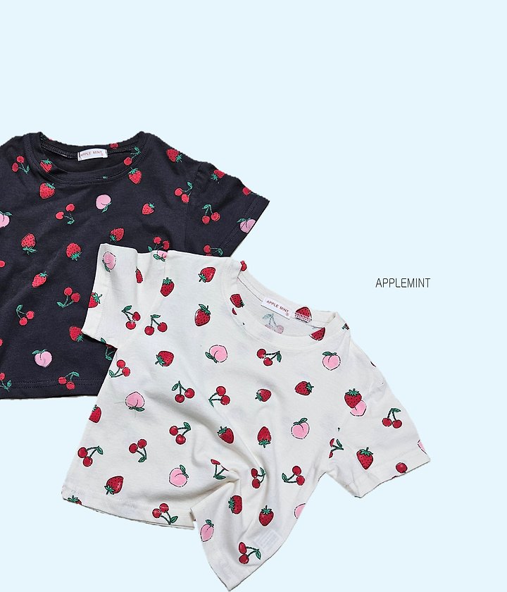 Applemint - Korean Children Fashion - #childofig - Fresh Fruit Tee - 6