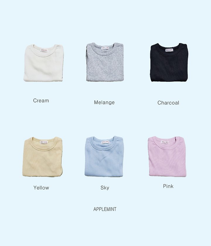 Applemint - Korean Children Fashion - #prettylittlegirls - Fine Rib Tee - 4