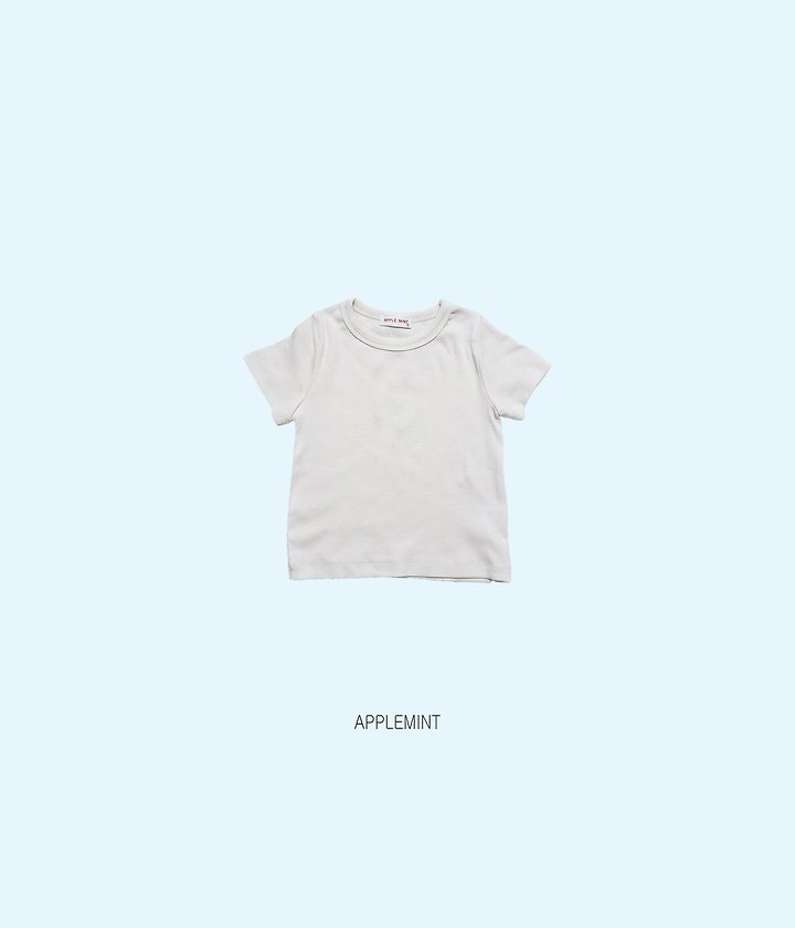 Applemint - Korean Children Fashion - #childofig - Fine Rib Tee - 5