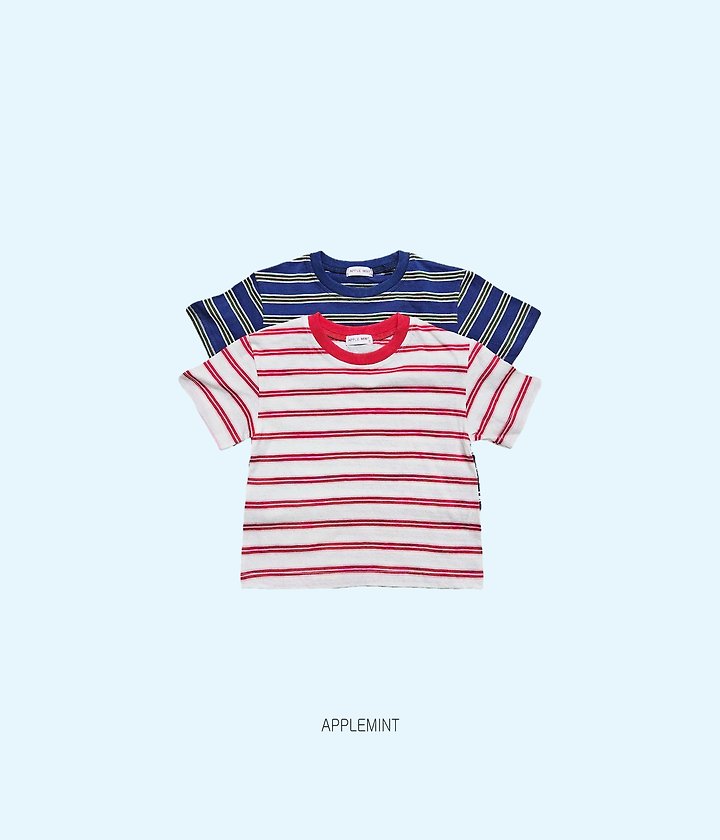 Applemint - Korean Children Fashion - #childofig - Marine Stripe Tee