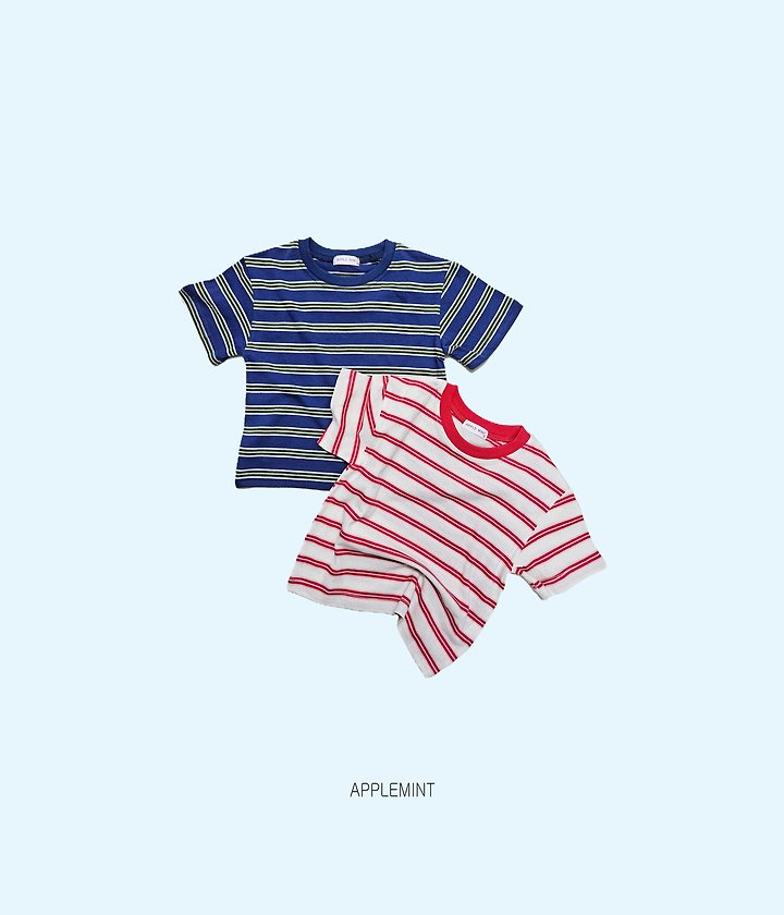Applemint - Korean Children Fashion - #childrensboutique - Marine Stripe Tee - 2