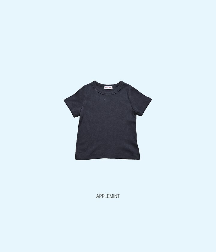 Applemint - Korean Children Fashion - #designkidswear - Fine Rib Tee - 7