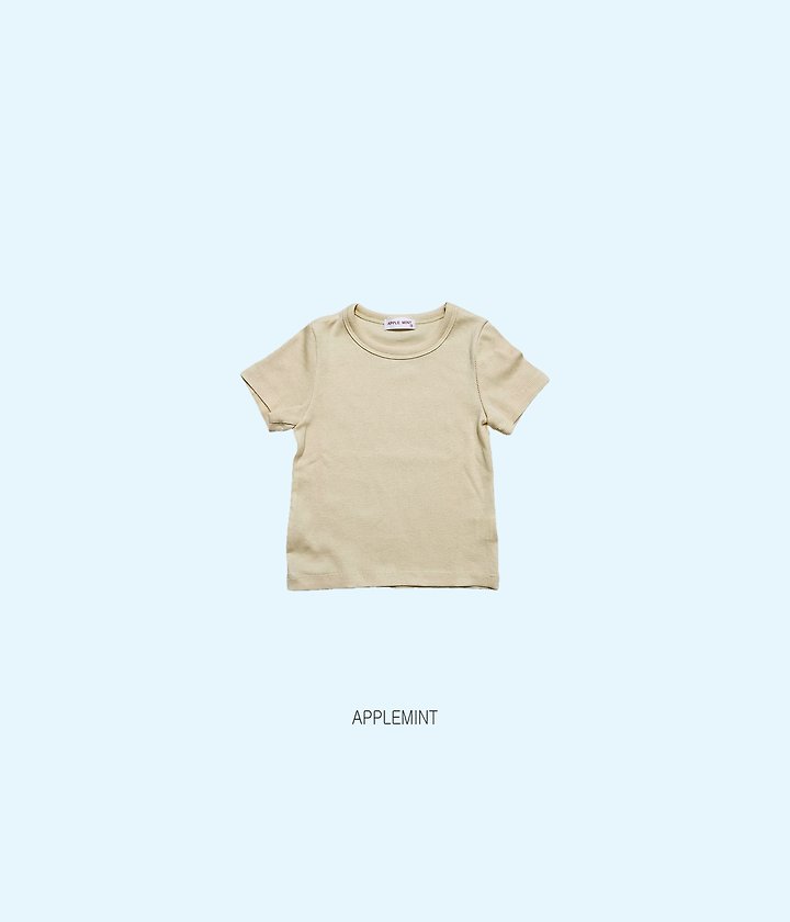 Applemint - Korean Children Fashion - #discoveringself - Fine Rib Tee - 8