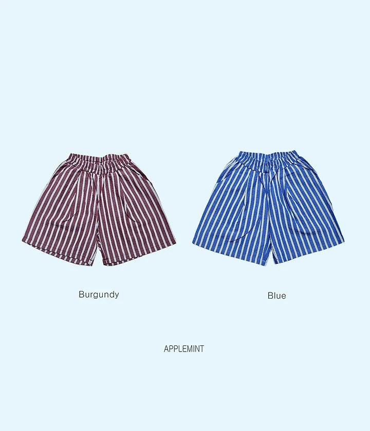 Applemint - Korean Children Fashion - #kidsstore - Stripe Pants - 2