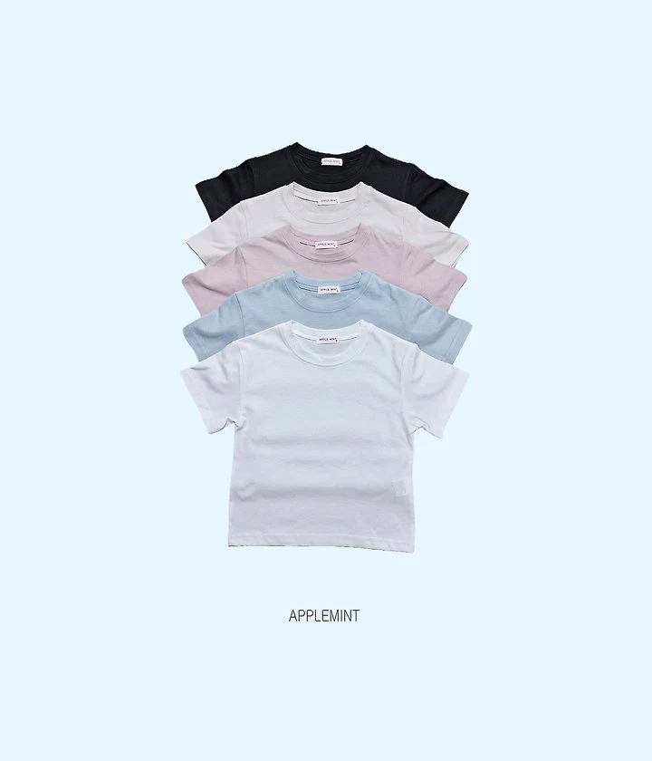 Applemint - Korean Children Fashion - #kidsstore - Basic Single Tee