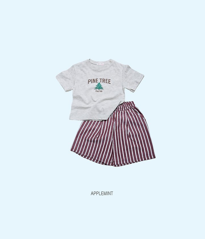 Applemint - Korean Children Fashion - #kidzfashiontrend - Stripe Pants - 3