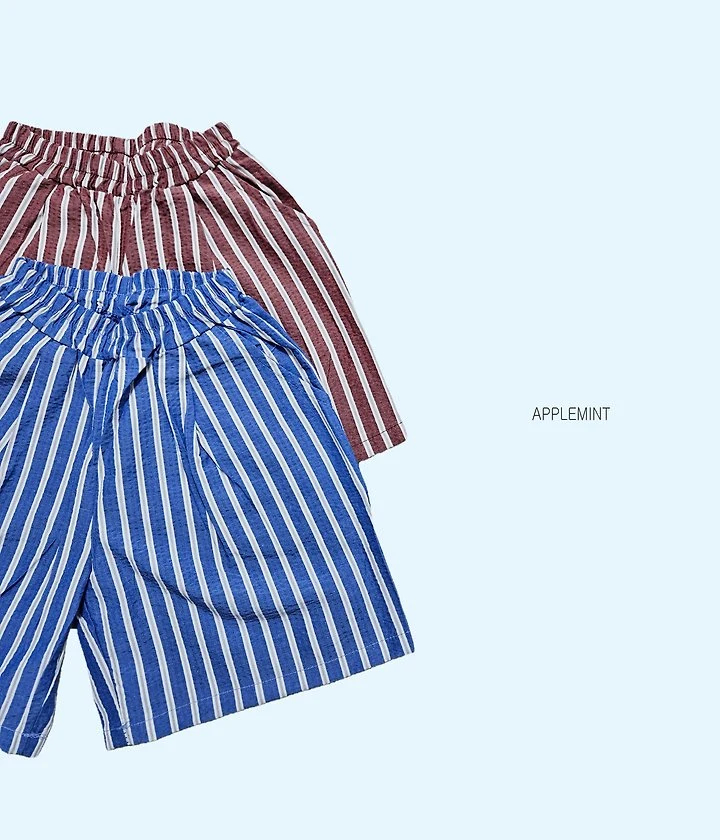 Applemint - Korean Children Fashion - #magicofchildhood - Stripe Pants - 6