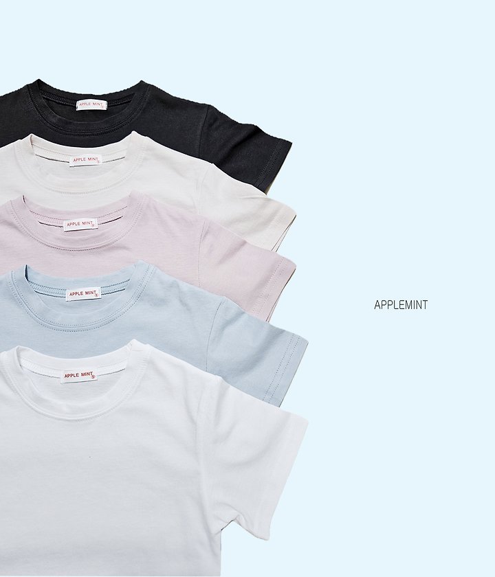 Applemint - Korean Children Fashion - #magicofchildhood - Basic Single Tee - 5
