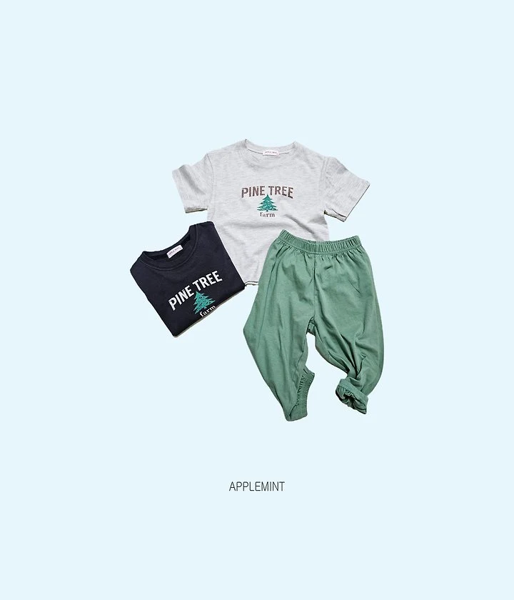 Applemint - Korean Children Fashion - #littlefashionista - Pine Tree - 4