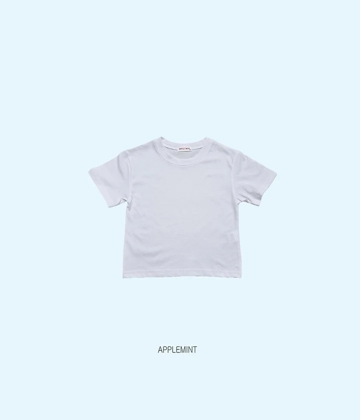 Applemint - Korean Children Fashion - #minifashionista - Basic Single Tee - 6