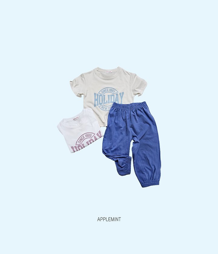 Applemint - Korean Children Fashion - #minifashionista - Holiday Tee - 3