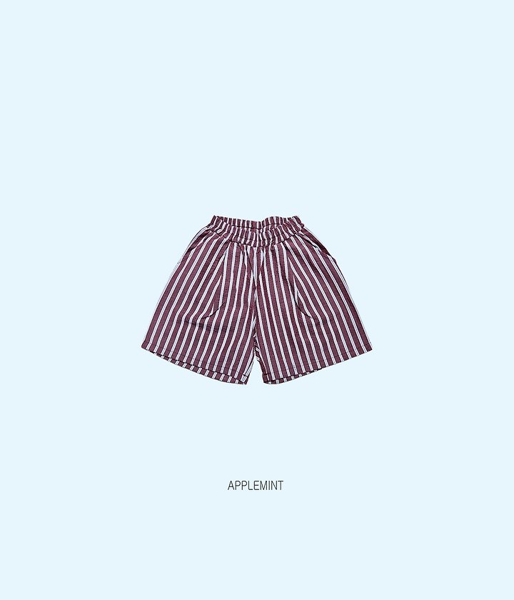 Applemint - Korean Children Fashion - #prettylittlegirls - Stripe Pants - 8