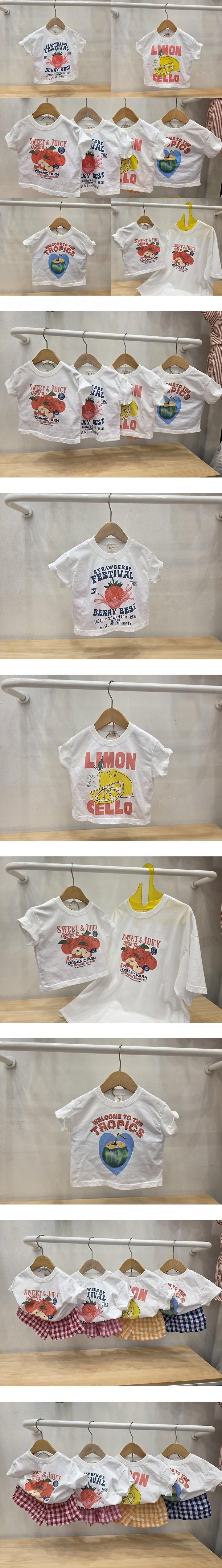 Atree - Korean Baby Fashion - #babylifestyle - Fruit Tee