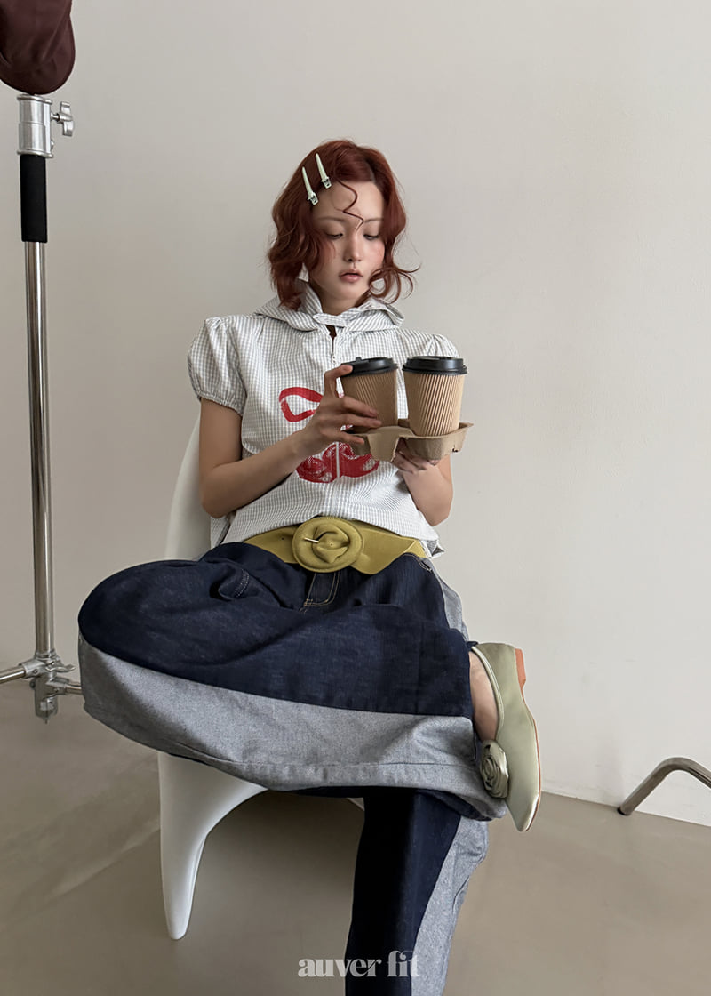 Auver_Fit - Korean Women Fashion - #womensfashion - Vintage Cut Denim Pants - 4