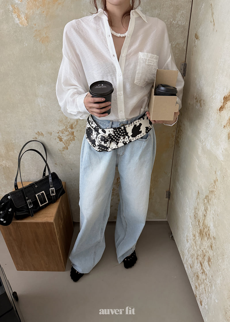 Auver_Fit - Korean Women Fashion - #momslook - Vintage Cut Denim Pants - 8