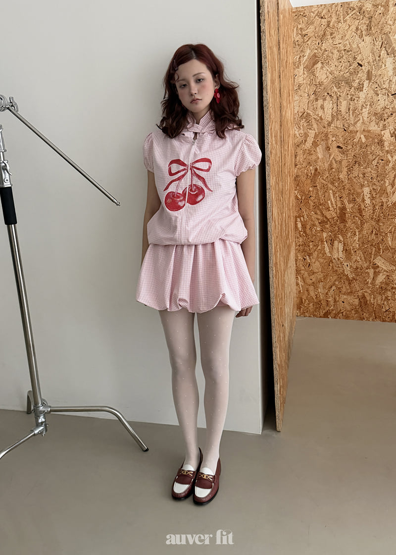 Auver_Fit - Korean Women Fashion - #momslook - Checked Pumpkin Mini Skirt - 11