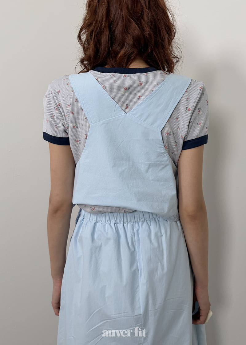 Auver_Fit - Korean Women Fashion - #momslook - Apron Overall Sleeveless Top - 10