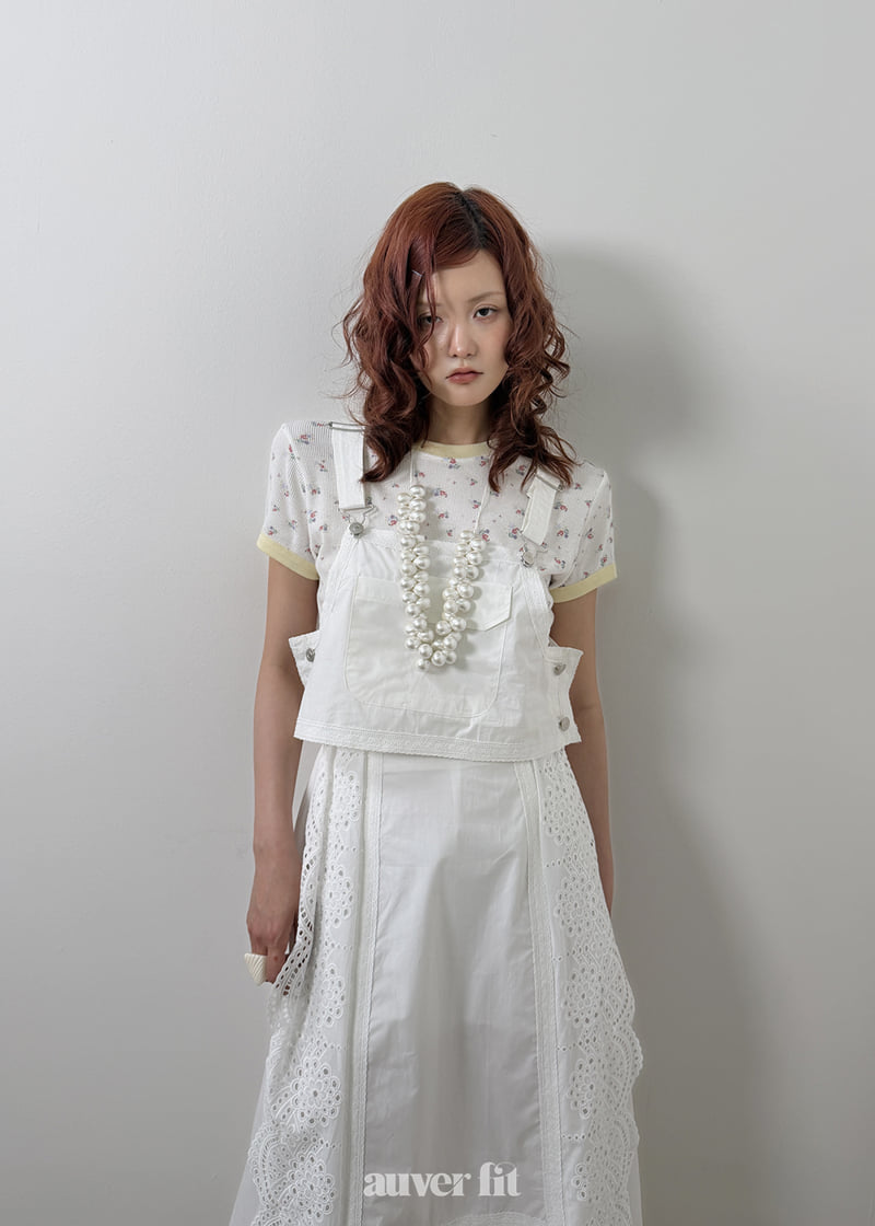 Auver_Fit - Korean Women Fashion - #momslook - Apron Overall Sleeveless Top - 2