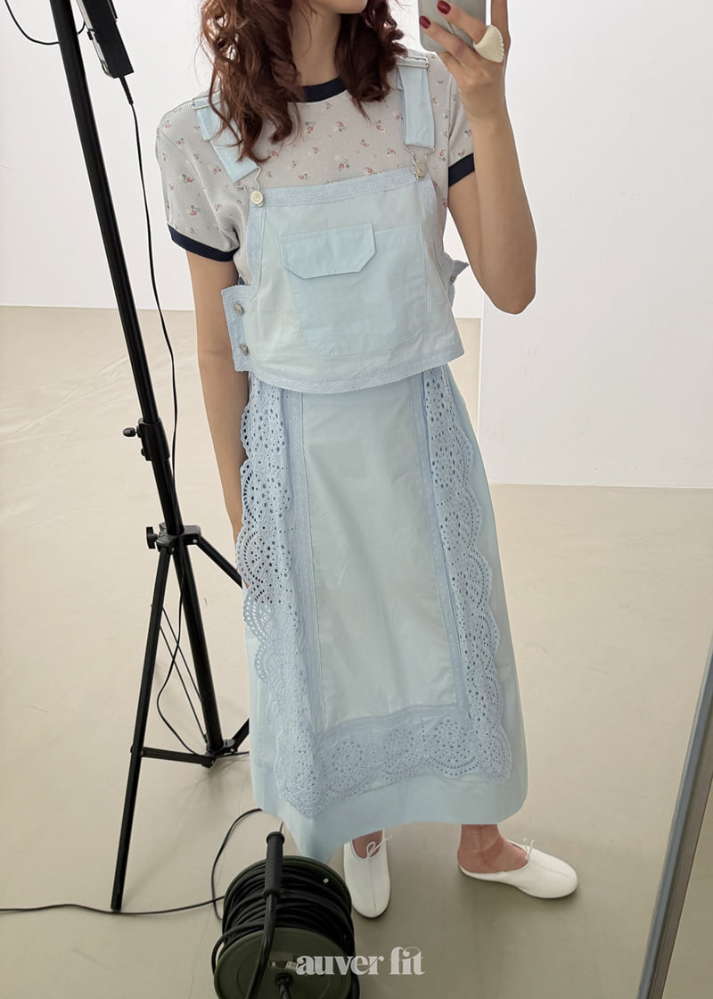 Auver_Fit - Korean Women Fashion - #momslook - Apron Overall Sleeveless Top - 6