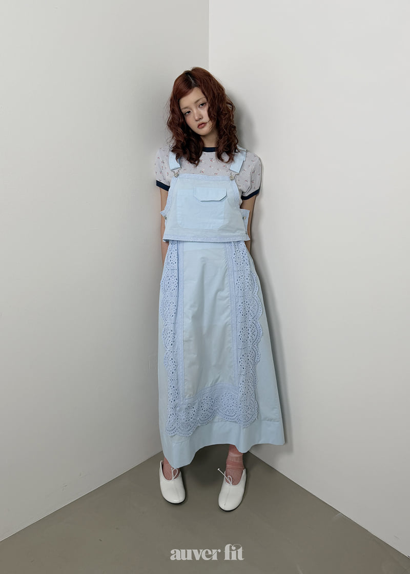 Auver_Fit - Korean Women Fashion - #momslook - Apron Overall Sleeveless Top - 8