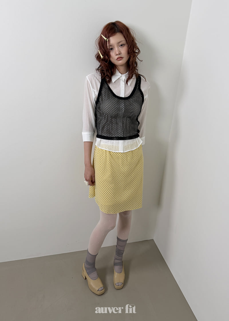 Auver_Fit - Korean Women Fashion - #momslook - Under Dot Skirt