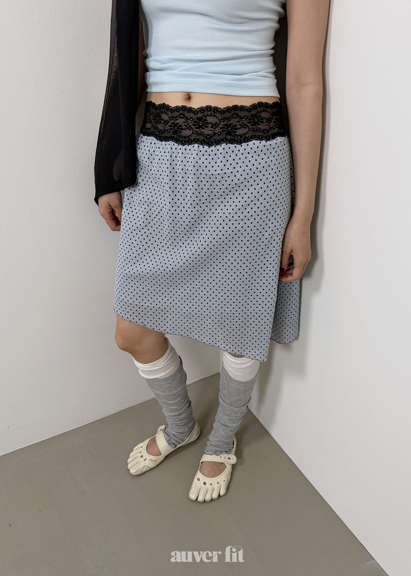 Auver_Fit - Korean Women Fashion - #momslook - Under Dot Skirt - 11